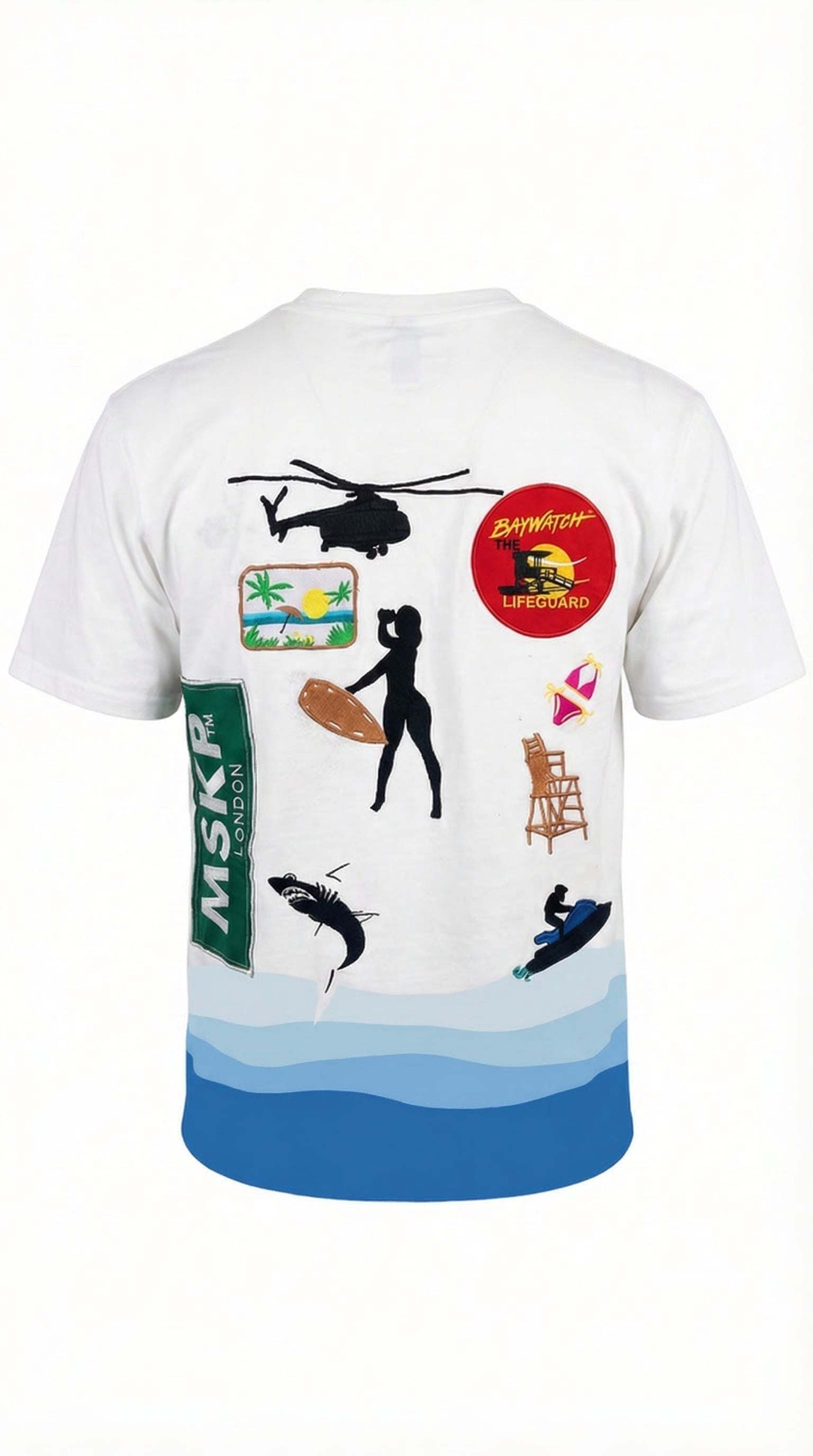 MSKP Baywatch T-Shirt in vintage style with coastal summer vibes and modern streetwear design