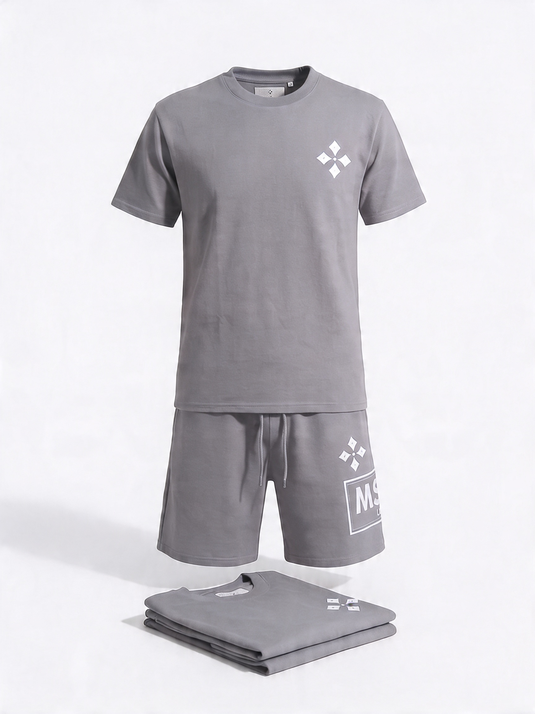 MSKP London Silent Authority Set luxury two piece matching top and pants with minimalist black streetwear design and subtle branding